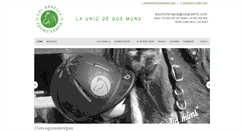 Desktop Screenshot of equinoterapia.calgraells.com